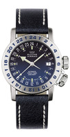 GLYCINE AIRMAN 18 Ref. 3918.18 LB8B blue | 3918.19.LB9B black | 3918.196.LB9B gold top ring figures